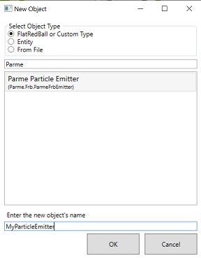 Add Parme Emitter Image