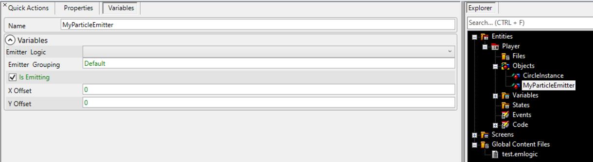 Emitter Variables Image